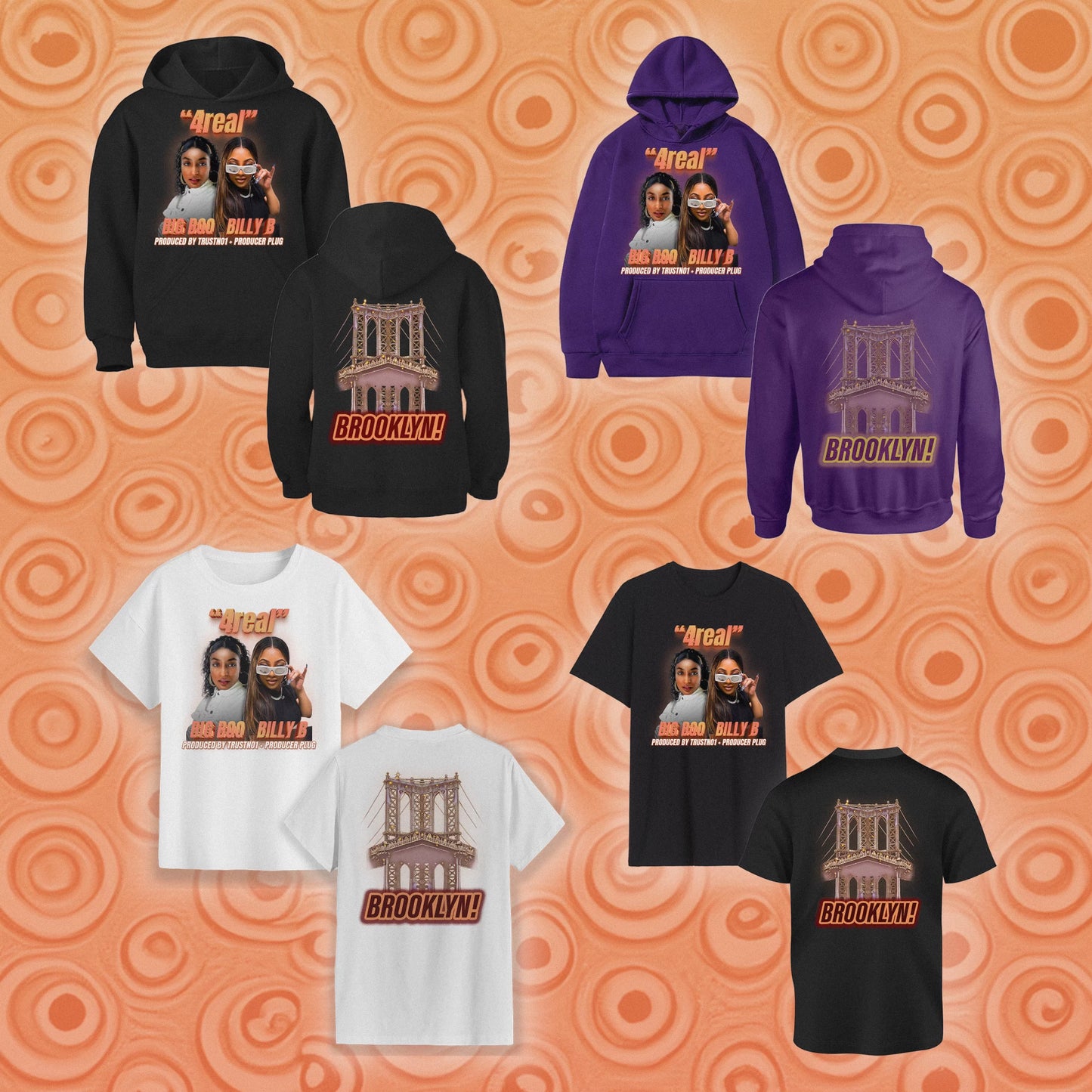 '4 REAL' Merchandise Collection